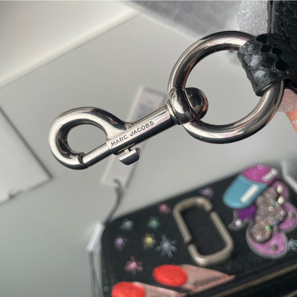 Marc Jacobs X Julie Verhoeven Leather Python Snake Snapshot Camera Bag - Picture 8 of 16
